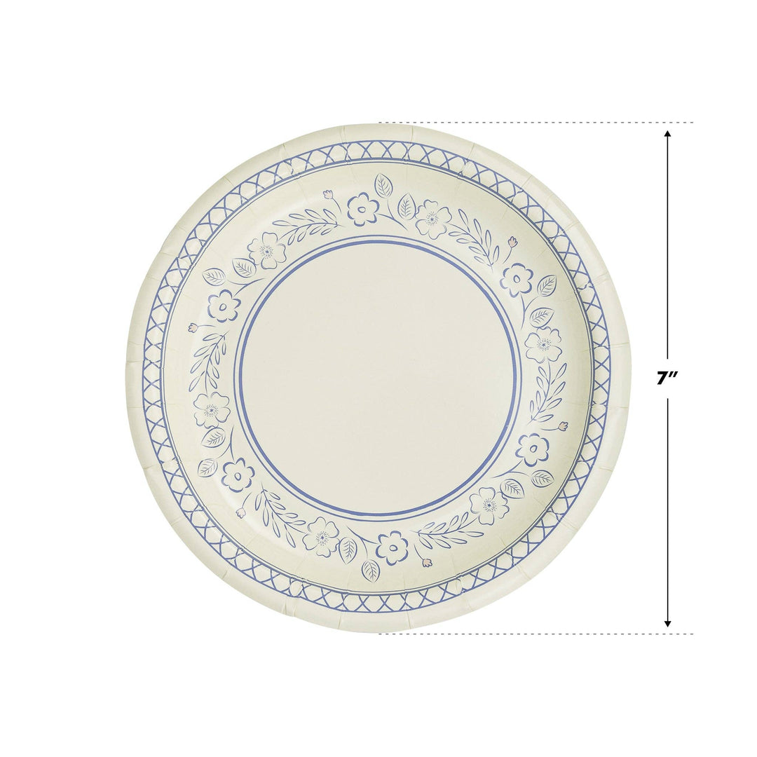 Pembroke Floral 7" Paper Plate