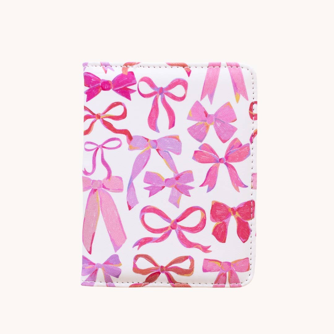 Pink Bows Passport Cover