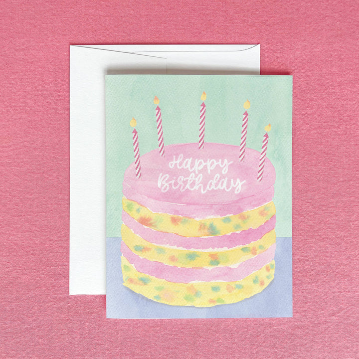 Funfetti Birthday Cake Greeting Card