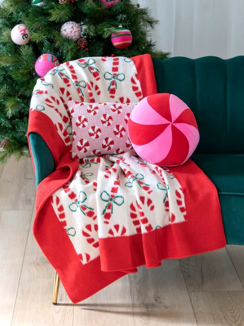 Pink Peppermint Pillow