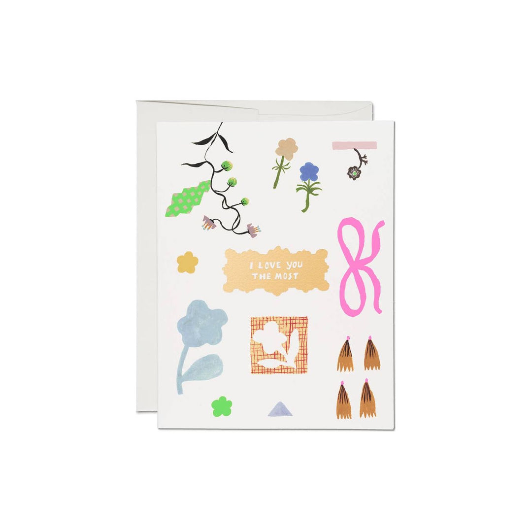 Petals and Blooms Card