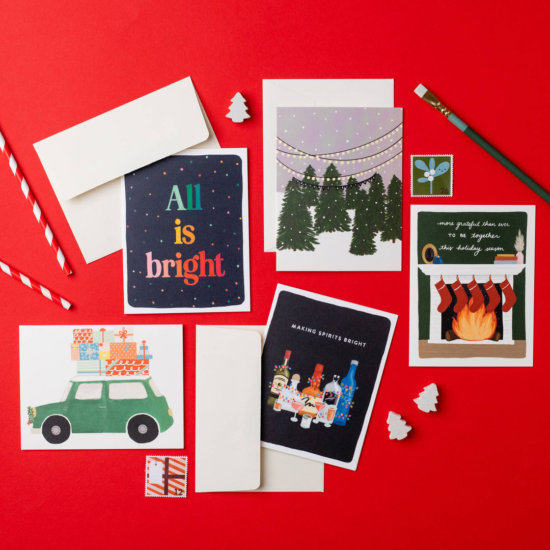 All is Bright Greeting Card