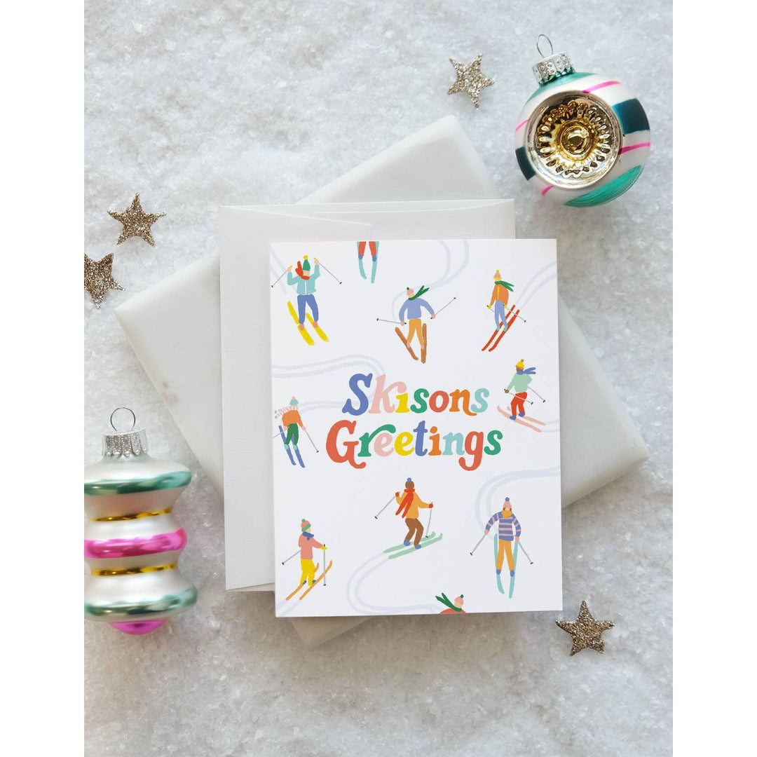 Skisons Greeting Holiday Card