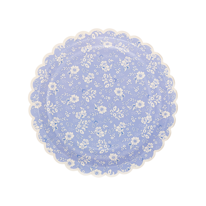 Liberty Floral Lavendar Paper Plate