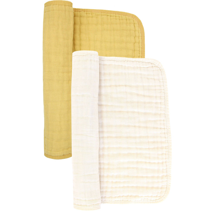 Honey + Cream Burp Cloth 2 Pack