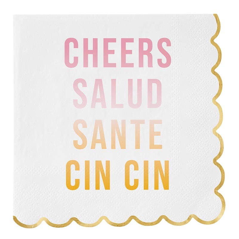 Cheers Beverage Napkin