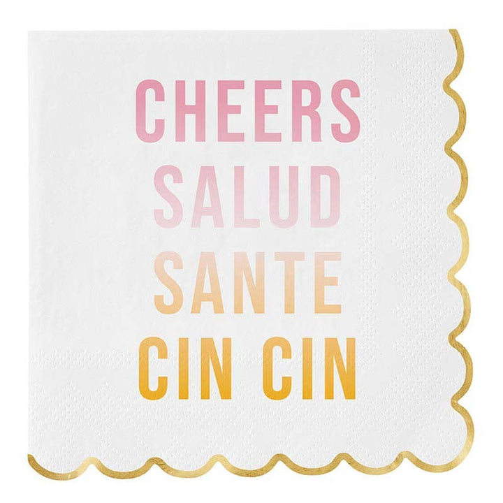 Cheers Beverage Napkin