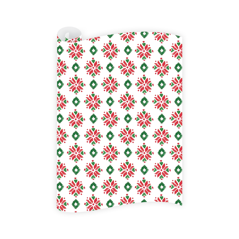 Snowy Sweater Wrapping Paper Roll