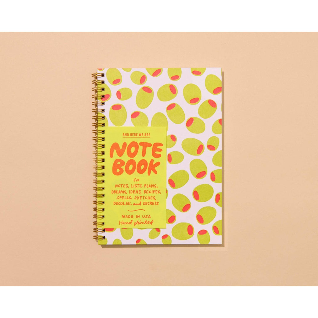 Olives Spiral Foodie Notebook