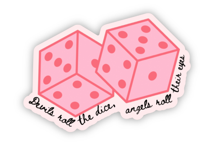 Devils Roll The Dice Sticker (Taylor Swift)