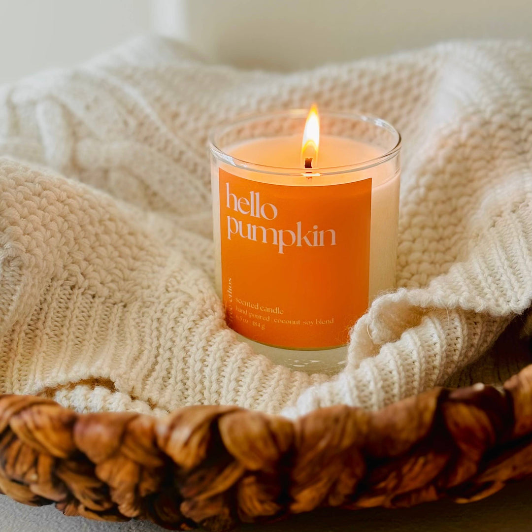 Hello Pumpkin Fall Candle