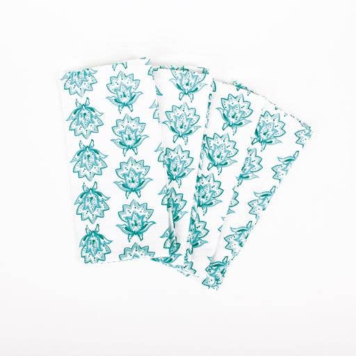 Seafoam Fans Dinner Napkin Set