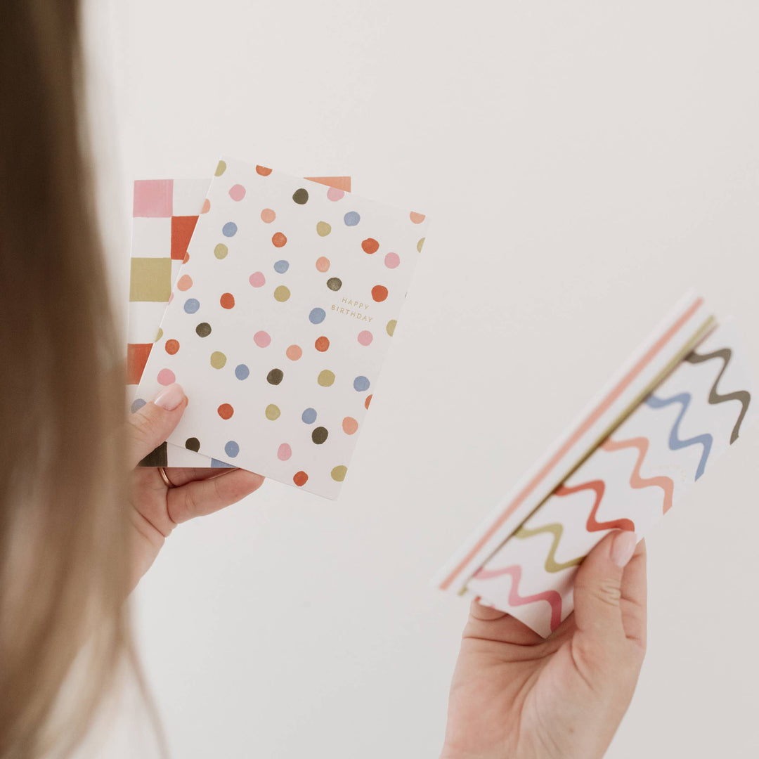 Birthday Confetti Dots Card