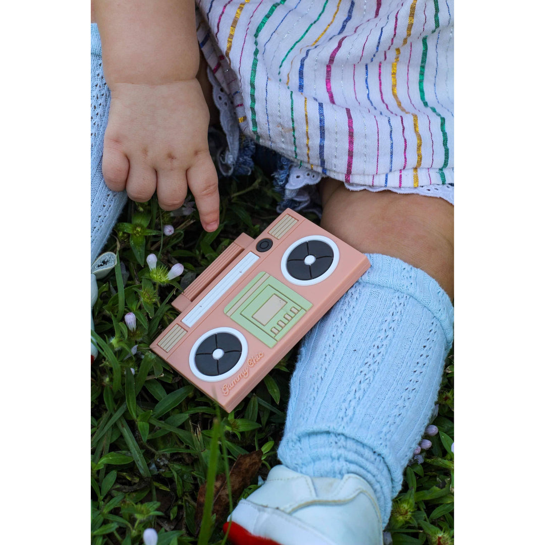 Baby Gift BoomBox Silicone Teether