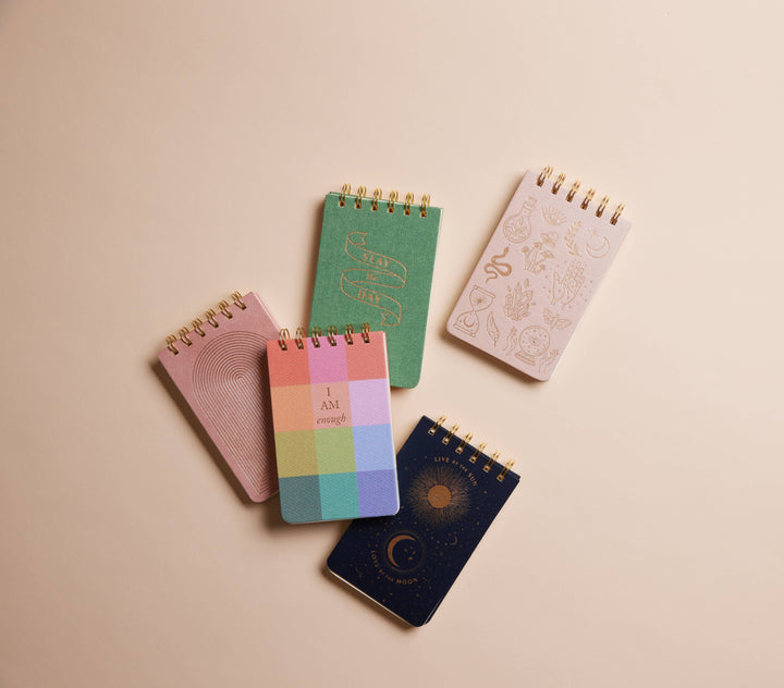 Rainbow Check Notepad