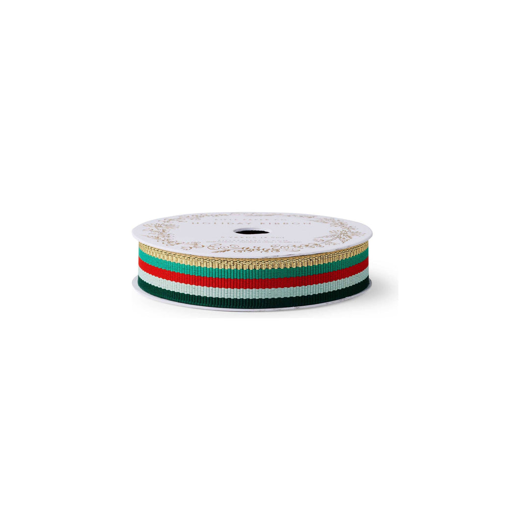 Holiday Stripe Grosgrain Ribbon