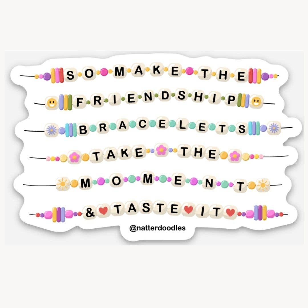 Taylor Swift Friendship Bracelets Sticker