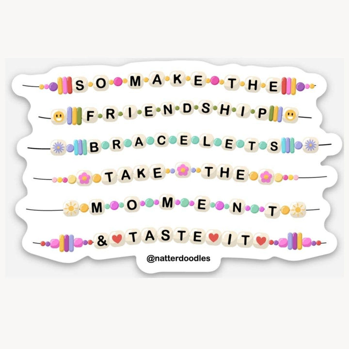 Taylor Swift Friendship Bracelets Sticker