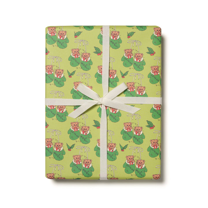 Mitten Bears Wrapping Paper