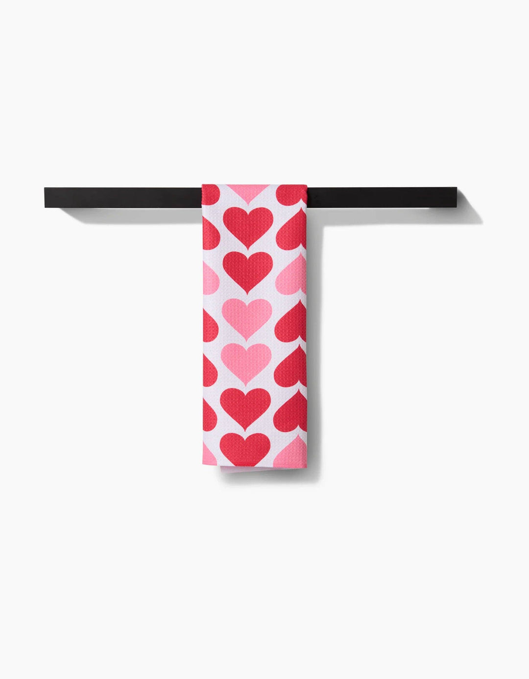 Blushing Hearts Tea Towel