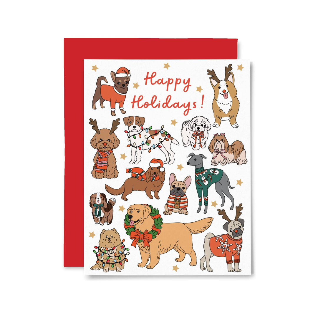 Holiday Dogs Card