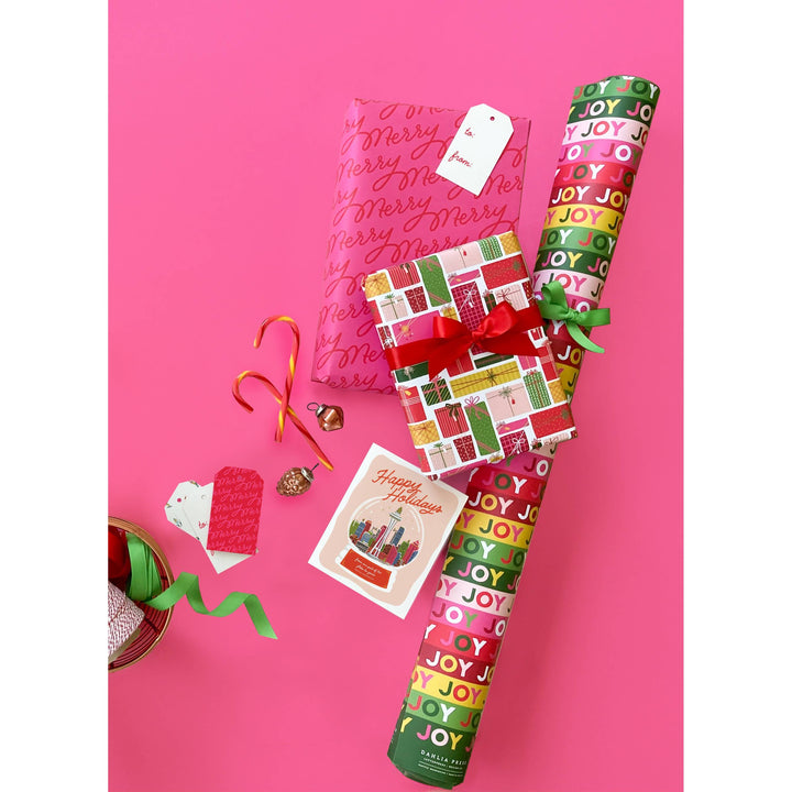 Joy Holiday Gift Wrap