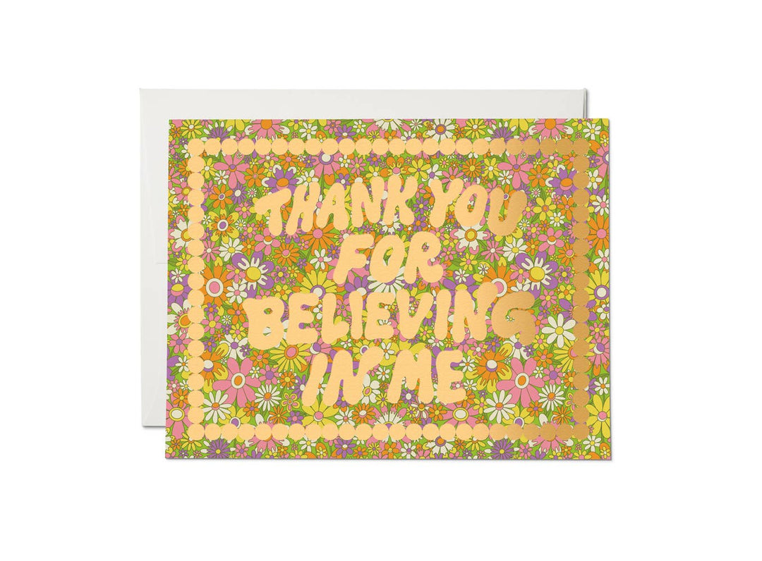 Believe in Me Thank You Card