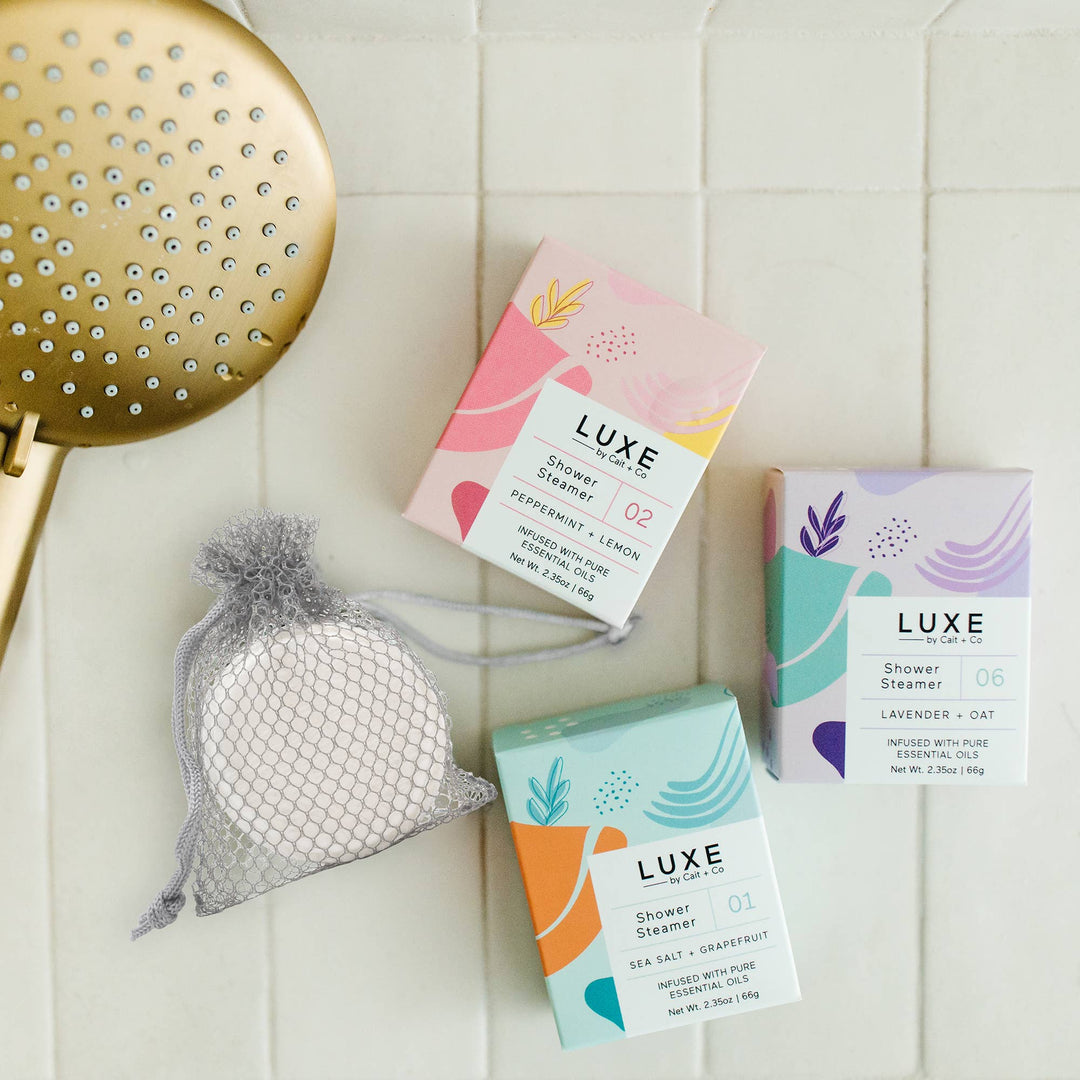 Luxe Jasmine Tea + Ginger Shower Steamer