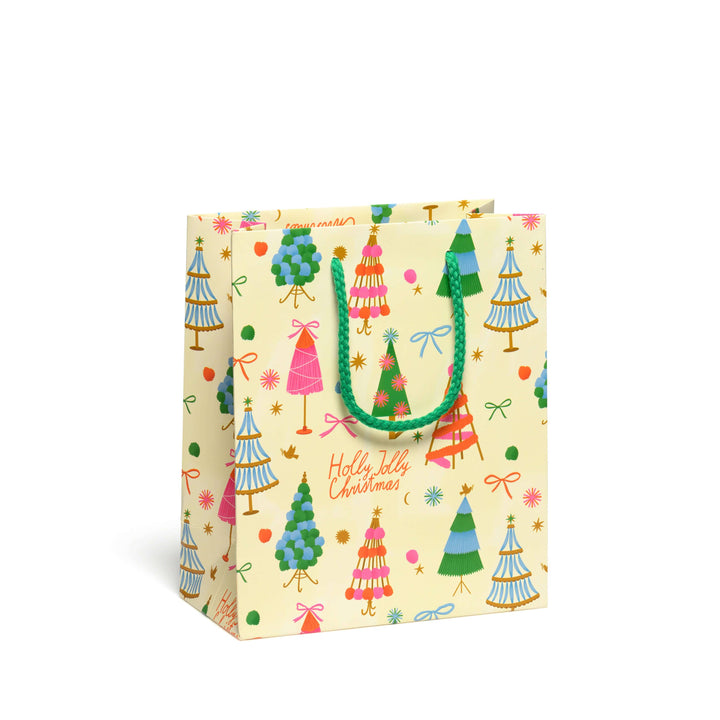 Large Holly Jolly Trees Gift Bag