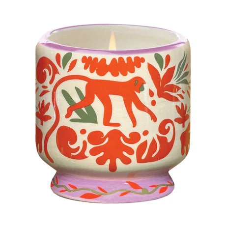 Jungle Ceramic Candle - Coconut and Amber