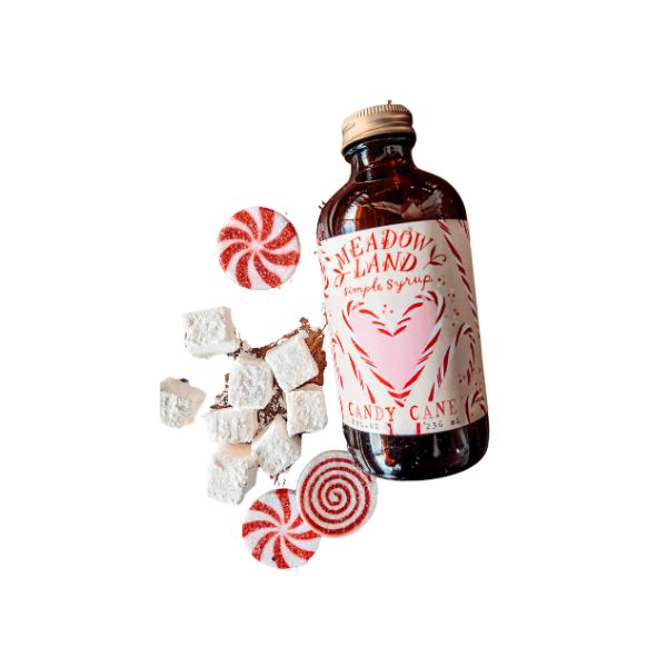 Candy Cane Simple Syrup