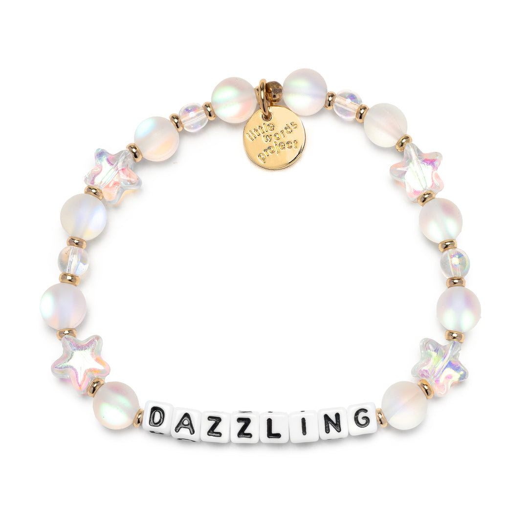 White Dazzling Shiny Stars Bracelet