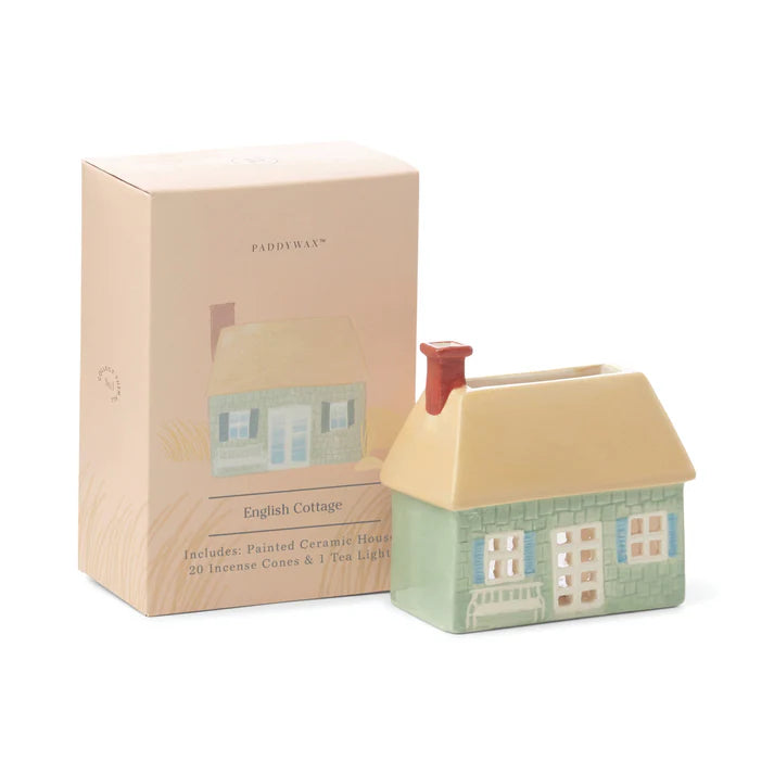 The English Cottage Incense & Tea Light Holder