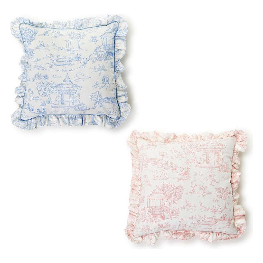 Animal Toile Decorative Pillow