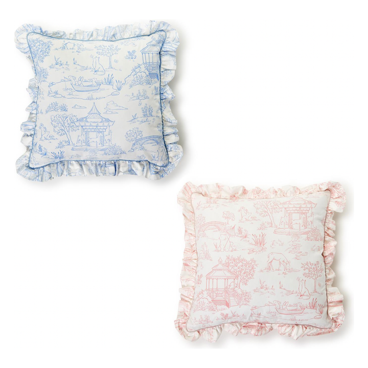 Animal Toile Decorative Pillow