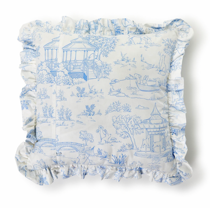 Animal Toile Decorative Pillow