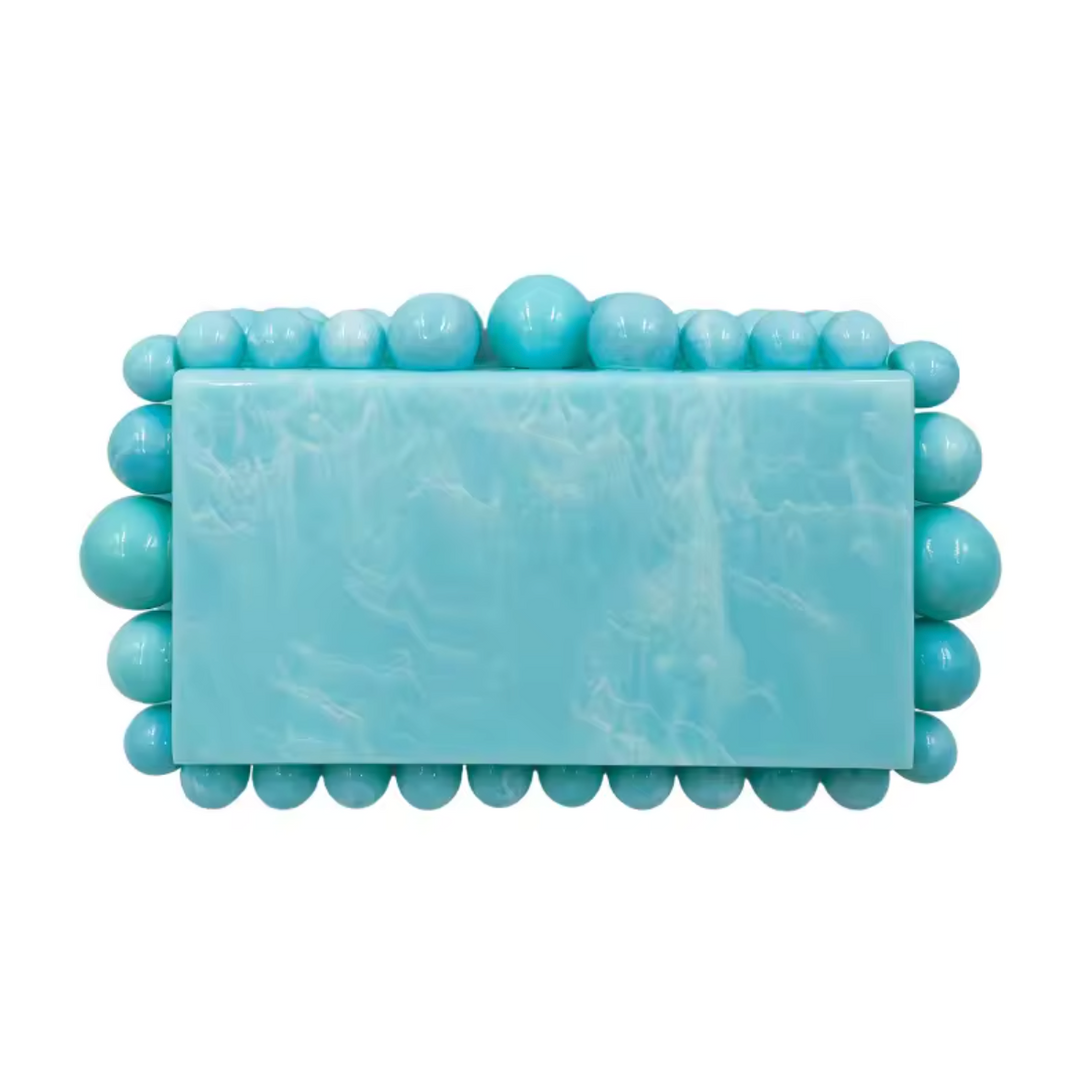 Marble Bubble Acrylic Clutch