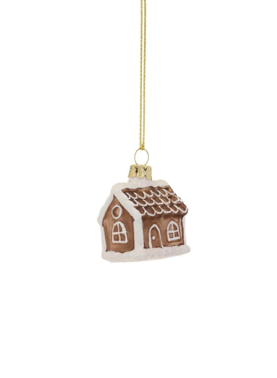 Tiny Gingerbread House Ornament