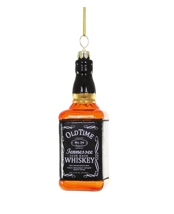 Whiskey Bottle Ornament