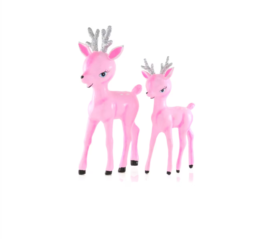 Retro Pink Deer Set/2