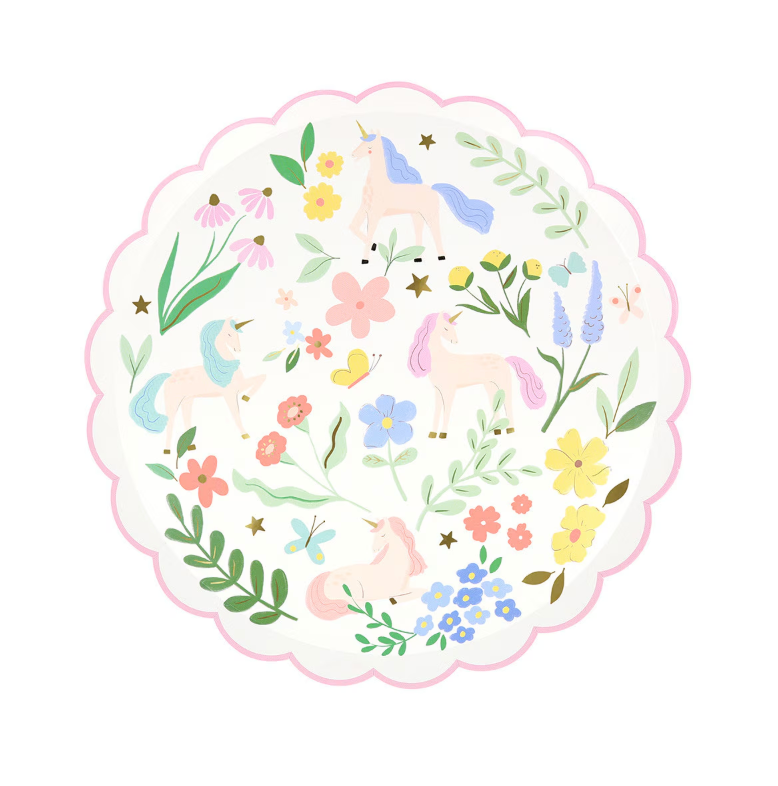 Meadow Unicorns Side Plates