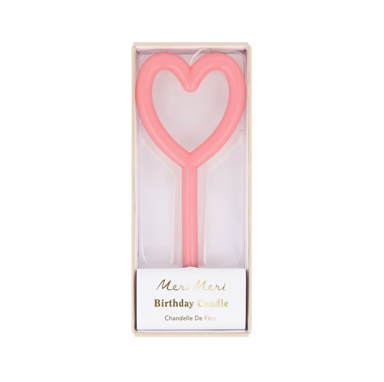 Slim Heart Candle