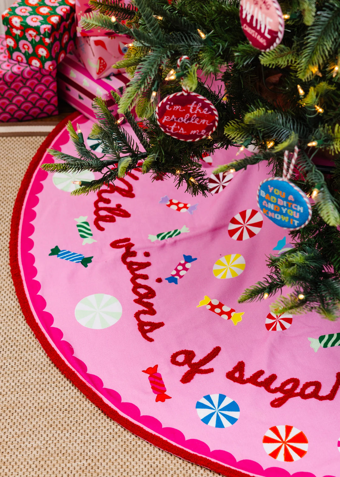 Sugar Plums Tree Skirt