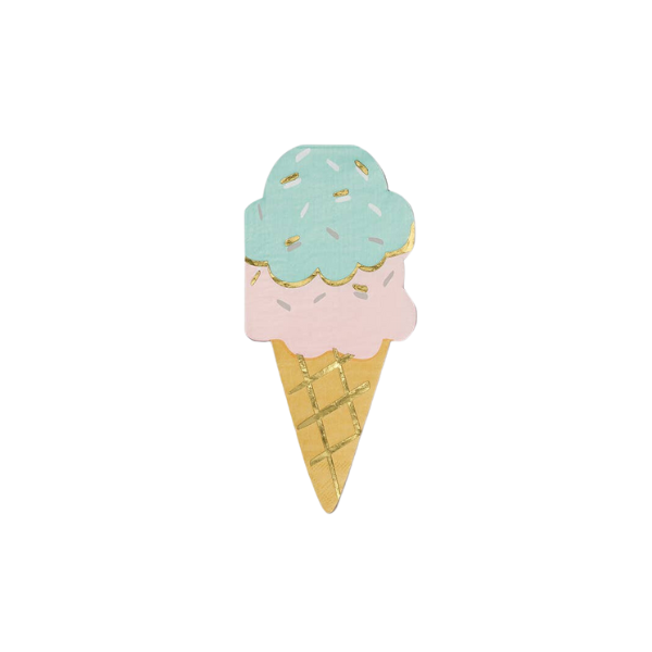 ice cream paper nakins