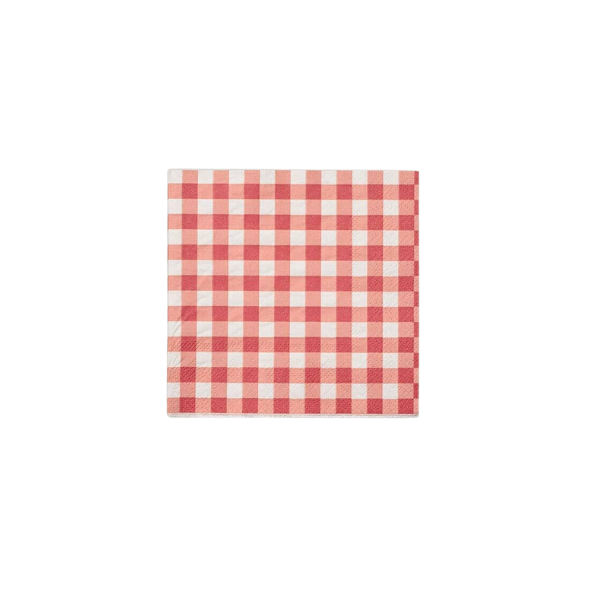 gingham napkins