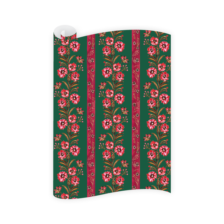 Ruby Vine Wrapping Paper Roll