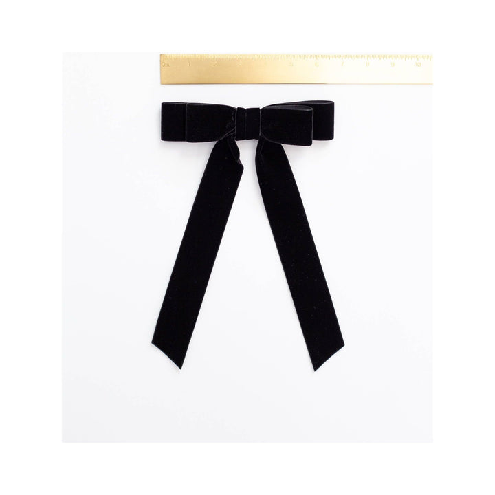 Long Bow Barrette: Black