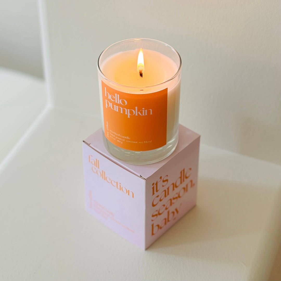 Hello Pumpkin Fall Candle