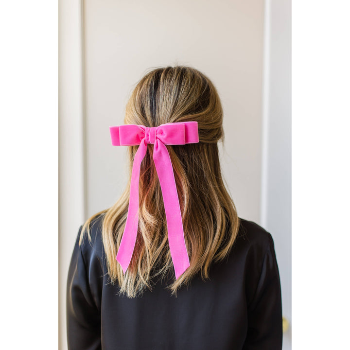 Long Bow Barrette: Black