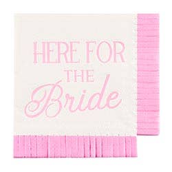 For Bride Fringe Napkin